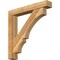 Ekena Millwork Balboa Block Rough Sawn Bracket w/ Offset Brace, Western Red Cedar, 6"W x 36"D x 36"H BKT0604X36X36BOA05RWR - alternate 1